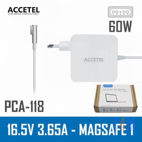 APPLE PCA-118 CARGADOR MACBOOK 60W 16.5V 3.65A CONECTOR	